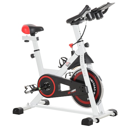 Bicicleta fitness Homcom, 7 nivele, Display LCD, 103 x 53 x 110-114 cm, Multicolor : Review si Pareri