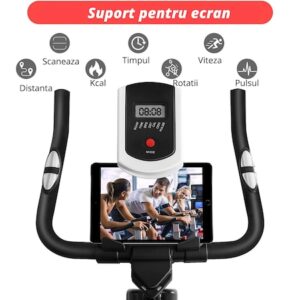 Bicicleta spinning pentru fitness, GO4FIT®, model GF1000 review